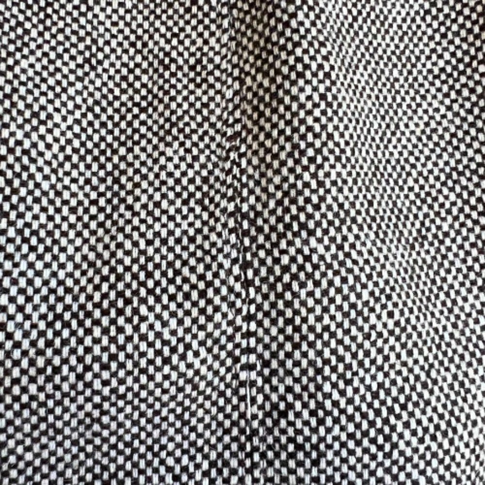 BANANA REPUBLIC Tweed Wool Blend Blackish Brown & White Pencil Skirt Size 4 - Picture 10 of 11